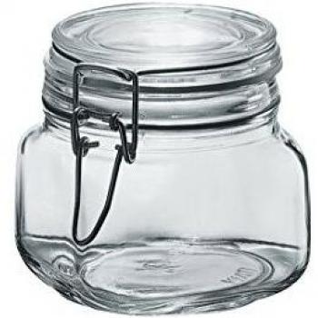 Borgonovo - Primizie ermetico Tarro 20cl, la Tapa del oscilación, 1 Tarro