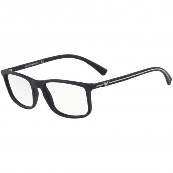 Emporio Armani EA3135F Asian Fit 5692 Gafas Recetadas para Hombre Azules con ajuste asiático y lentes de 55 mm