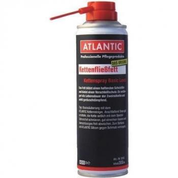 ATLANTIC Kettenfließfett 'Basic Level' Bildet einen haftenden Schutzfilm und bietet deshalb einen hohen Verschleißschutz, verlängert die Lebensdauer der Kette und wirkt geräuschdämpfend, 300ml Spraydose mit Schnorchel