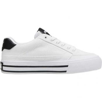 Zapatillas Puma Court Classic Vulc Infantil Blanco, Zapatilla de moda para niño, color blanco, talla 38
