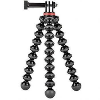 JOBY GorillaPod 500 Action - Trípode Mini Flexible con Junta de Pin para GoPro, 360 y Otras Cámaras de Acción, Peso hasta 500 g, JB01516-BWW