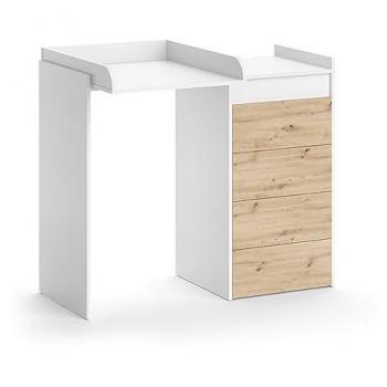 Armario para Lavadora Vicco Alf, Blanco, 116 x 98 cm con 4 Cajones