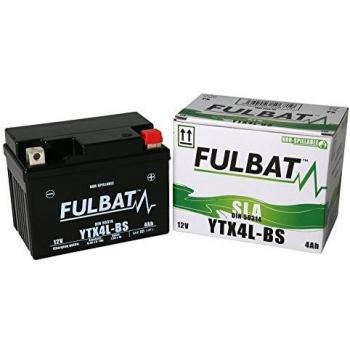Batería Fulbat GEL SLA12-4 12V 3Ah 50A Dimensiones: Largo 113mm, Ancho 70mm, Alto 85mm