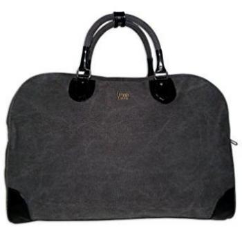 Bolso de Fín de Semana para Jóvenes - Negro, 35 x 54 x 24 cm, Lona