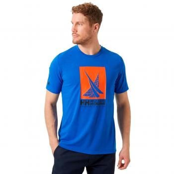 Camiseta Helly Hansen HP Race Graphic para Hombre Azul