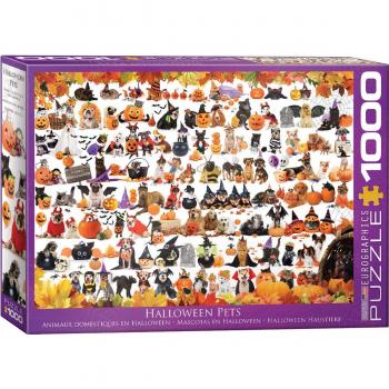 Eurographics Halloween Puppies and Kittens 1000-Piece Puzzle