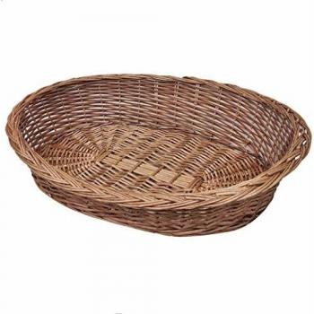 vidaXL Willow Dog Basket/Pet Bed Natural 90 cm