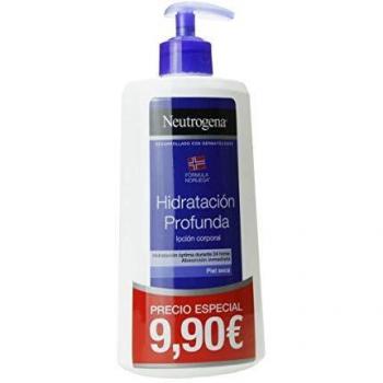 Neutrogena Loción Corporal Hidratación Profunda Fórmula Noruega para Piel Seca, 400ml