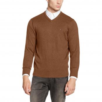 Tommy Hilfiger Pima Ctn Cashmere V-Nk Cf, Suéter para Hombre