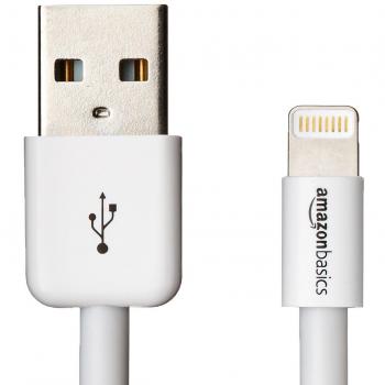 AmazonBasics Apple Certified Lightning to USB Cable 2-Pack - 0.9 m