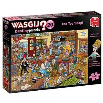 Jumbo- Wasgij Destiny 20-The Toy Shop 1000 Piece Jigsaw Puzzle Piezas, Multicolor (JUM19171