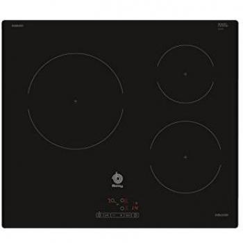 Balay 3EB864ER - Placa de inducción, 60 cm, 3 Zonas de cocción, color negro