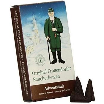 Crottendorfer Advent Scent Incense Cones - Original German Aromatic Cones, Pack of 24