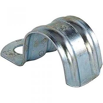 fischer | BSM-16mm de una pata grapas metalicas abrazaderas para tubos de agua, manguera o cable coaxial pared