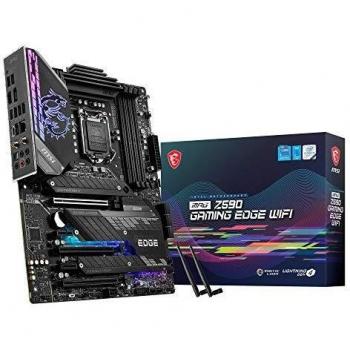 MSI MPG Z590 GAMING EDGE WIFI Placa Base ATX - Soporta Procesadores Intel Core 11th Gen, LGA 1200 - Mystic Light, 14 Duet Rail 75A VRM, DDR4 Boost