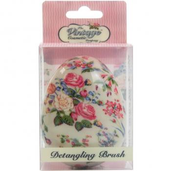 Cepillo desenredante floral