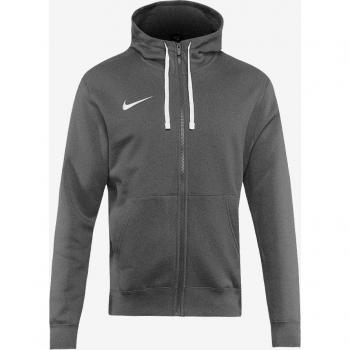 Nike Sudadera Con Cremallera Park Fleece 20 para Hombre, Color Gris, Material de felpa, Capucha con cordón ajustable, Cierre frontal completo con cremallera, Bolsillos laterales, Diseño clásico y cómodo