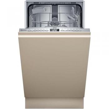 Lavavajillas NEFF S853HKX20E, totalmente integrado, 10 cubiertos, 45 cm, con Info Light y sistema de cestas flexible