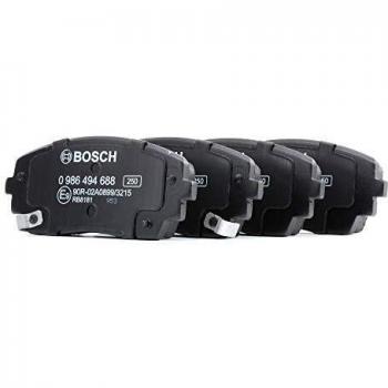 Bosch BP1683 Pastillas de freno Eje delantero certificación ECE-R90 1 juego de 4 pastillas