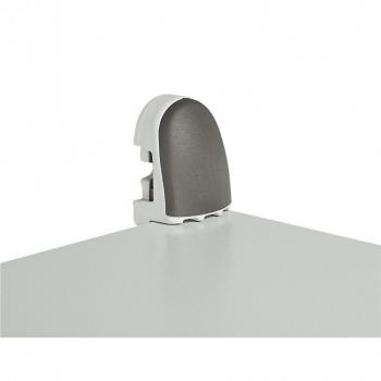 Soporte de fijación mural (4) para coffret Atlantic - 300 kg - Zamak RAL 7035
