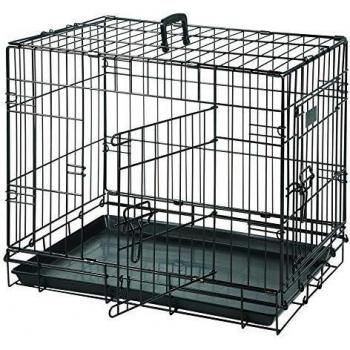Jaula para perros con 2 puertas negro 92x57x63 cm Karlie