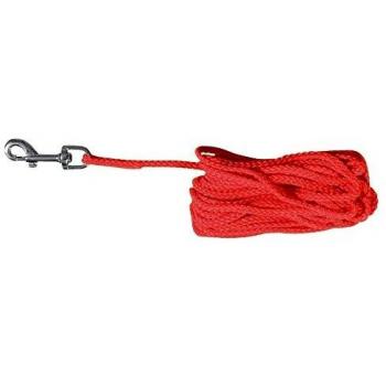 Trixie Correa para Perro de rastreo, 5 m x 5 mm, Color Rojo