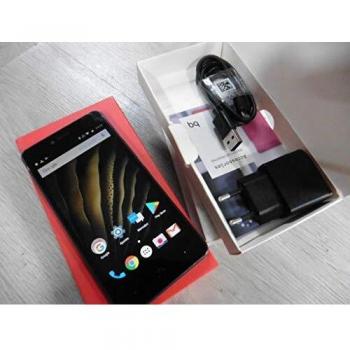 BQ Aquaris U Smartphone, 16GB Memoria, 2GB RAM, Cámara de 13MP, Android, Pantalla de 5 Pulgadas - Color Negro/Gris Grafito
