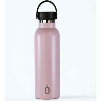 Botella termo Runbott 600ml rosa empolvado