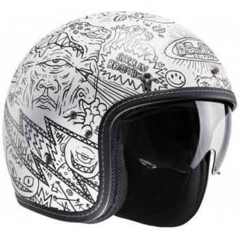 Casco de moto HJC FG-70s Machu MC10SF, gris, talla S