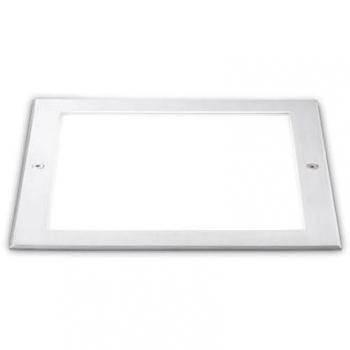 Foco Empotrable LED Exterior Cuadrado Ancho Acero 1750Lm 3000K IP67 - Ideal Lux