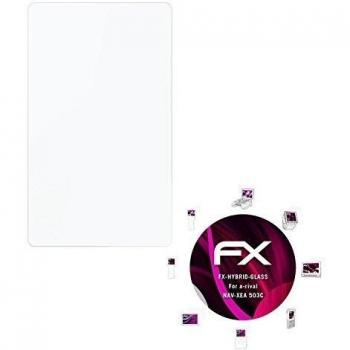 atFoliX Lámina Protectora de Cristal a-rival NAV-XEA 503C Película Vidrio - FX-Hybrid-Glass