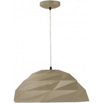Lámpara colgante Origami Hierro Oro metalizado 1 bombilla 20cm
