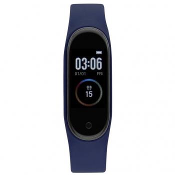 Smartwatch Watx & Colors WAS1001 Azul - Pulsera de Actividad, pantalla digital, monitor de actividad física, resistencia al agua, conectividad Bluetooth, compatible con iOS y Android
