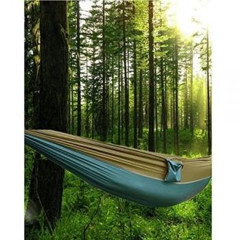 trlyc al aire libre ocio doble 2 persona hamacas 300lbs ultraligero Camping hamaca