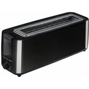 Tostadora de Plástico Kuken 900W con Ranura Grande Negra