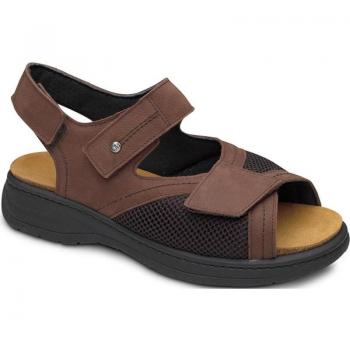 Sandalias ortopédicas Calzamedi 2175 Especial caballero diabético marrón