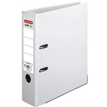 Carpeta Herlitz maX.file protect A4 80 mm blanca