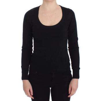 Dolce & Gabbana Black Cashmere Crewneck Sweater Pullover - IT38|XS, Long Sleeve Tops, female, Black, Size: 2XS Luxurious Crewneck Sweater - Black