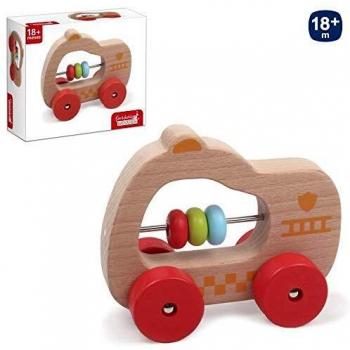 Lola Home Coche Ábaco Actividades Madera 12,50 X 9,30 Cm