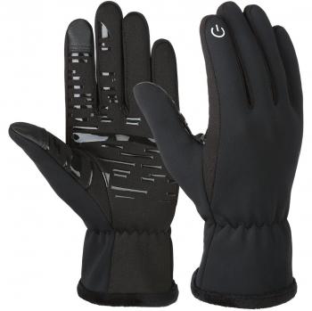 VBIGER Pantalla Táctil Antideslizante de la Silicona Deportes Guantes Calientes al Aire Libre del Otoño e Invierno,Unisex