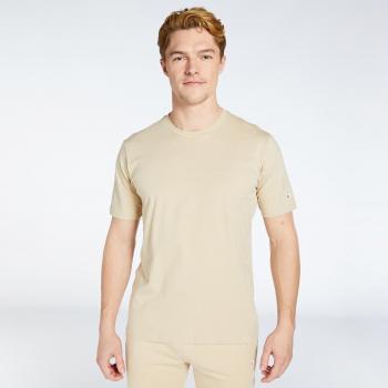 Camiseta Champion Crewneck Beige Hombre