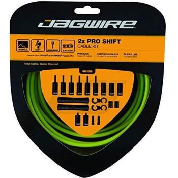 Jagwire PCK502 - Kit de Cables y Fundas para Adulto, Color Verde
