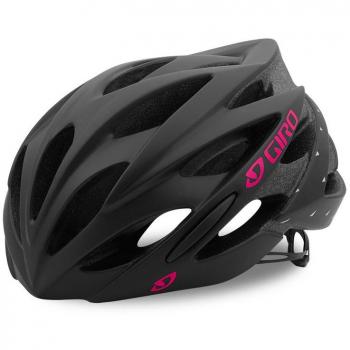 Giro Sonnet MIPS Casco, Mujer, Matte Black/Bright Oink, Small