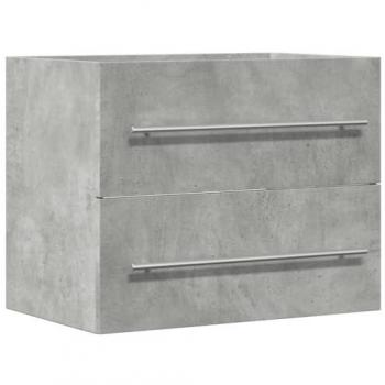 Armario para lavabo aglomerado gris hormigón 60x38,5x48 cm