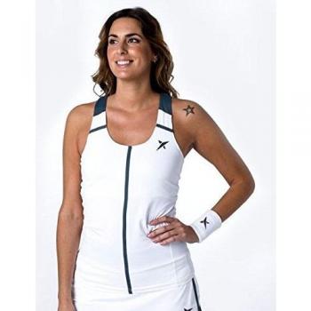 Drop Shot - Top Linda, color blanco, talla L