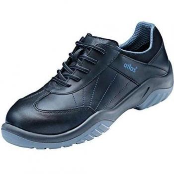 ESD de seguridad Zapatilla de aluminio de Tec 100 en Alcance 10 según EN ISO 20345 S2 Src de Atlas, color negro, talla 45 EU