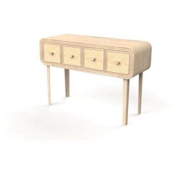 Consola Home ESPRIT Ratán Madera de mango 117 x 42 x 80 cm