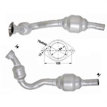 Catalizador AS 55304D para PEUGEOT, FIAT, CITROËN y LANCIA