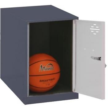 Casillero SIMONLOCKER DISM. MINI 475x400x500 mm ANT/GR - Simon Rack, Taquilla Vestuario Metálica, Color Antracita/Gris, Dimensiones: 475x400x