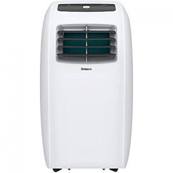 SHINCO 7000BTU Aire Acondicionado Portátil, 2,1kW, Función 3 en 1 con Tubo de Escape, Refrigeración, Deshumidificación y Ventilación, Eco R290